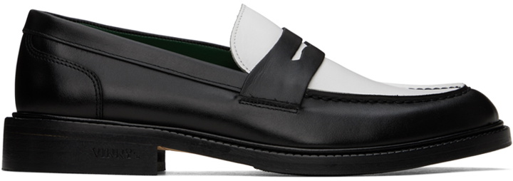 Photo: VINNY’s Black & White Townee Two-Tone Loafers