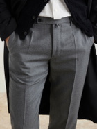 Slowear - Straight-leg Wool-Canvas Trousers - Gray