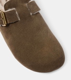 Isabel Marant Mirvin shearling-lined suede clogs