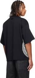 Jean Paul Gaultier Black 'JPG' Laurier Stamp T-shirt