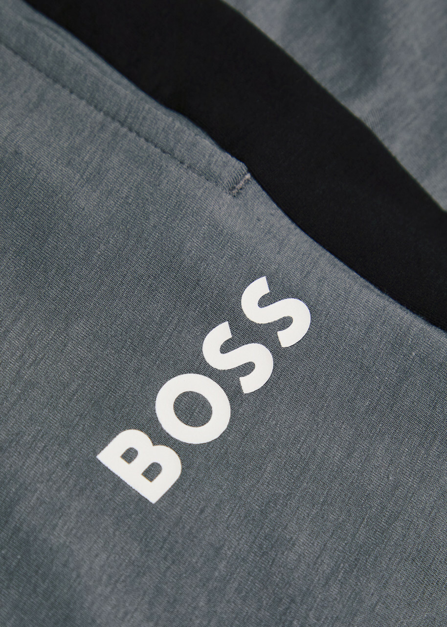 Boss Logo-print Cotton-blend Lounge set Grey