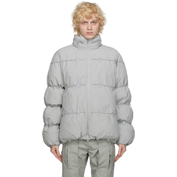 Post Archive Faction PAF Grey Down 1.2 Center Jacket Post Archive