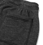Nike - Heritage Mélange Fleece-Back Cotton-Blend Jersey Shorts - Gray