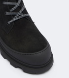 Moncler Vera suede lace-up boots