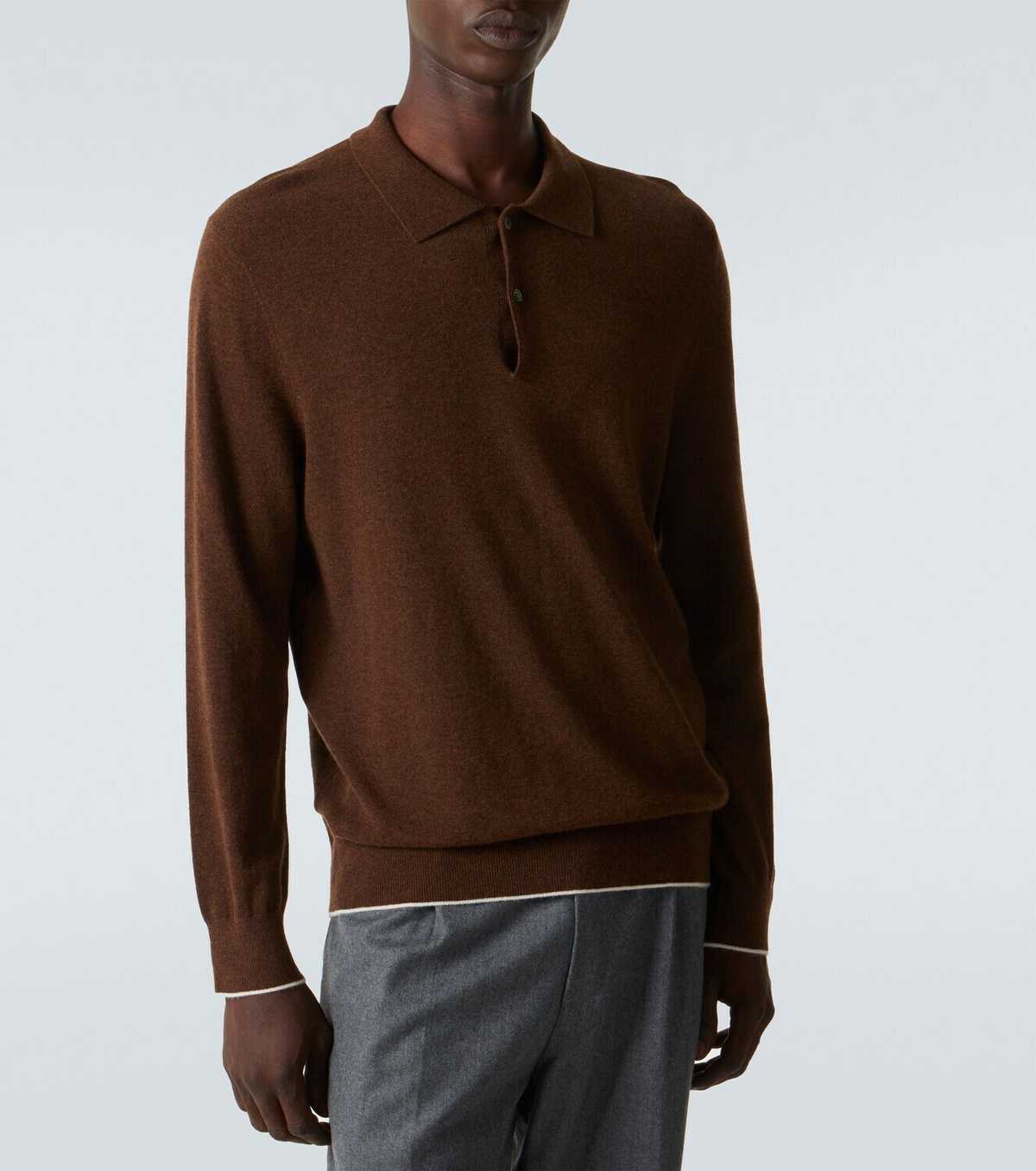 Arch4 Cashmere polo sweater