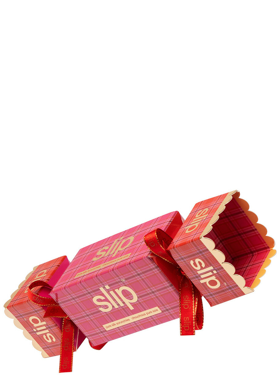 Slip Pure Silk Assorted Scrunchie Cracker - Scarlet