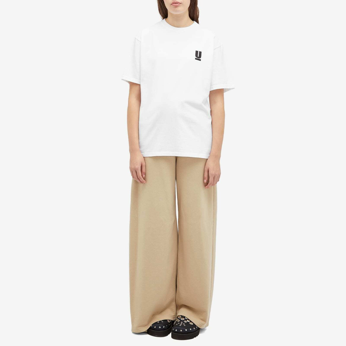 Undercover Women's U Logo T-Shirt in White Undercover
