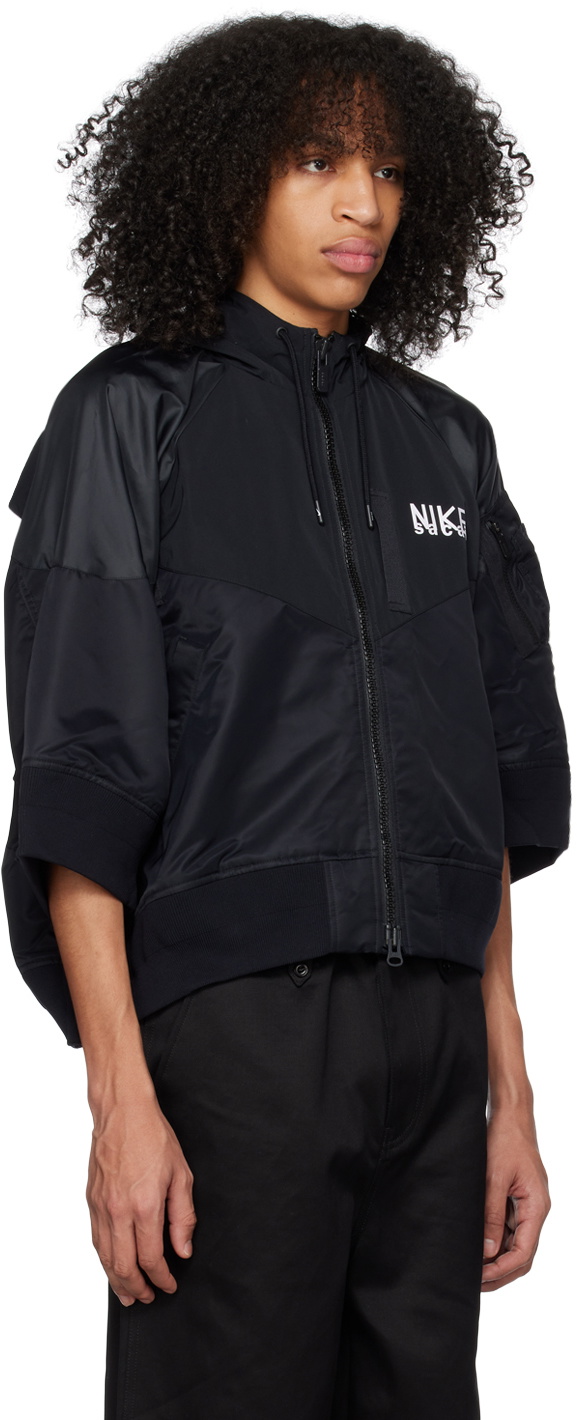 sacai nike black