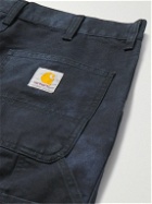 Carhartt WIP - Single Knee Chromo Straight-Leg Printed Organic Cotton-Canvas Trousers - Black