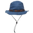 KAVU Men's Organic Strap Bucket Hat in Steel Blue