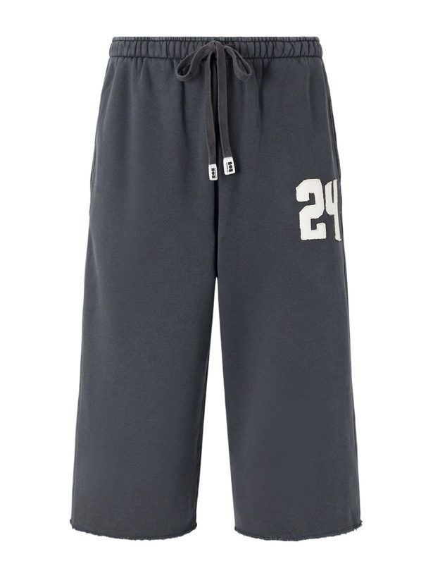 Photo: NAHMIAS - Hoops 24 Straight-Leg Cropped Cotton-Jersey Sweatpants - Black