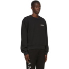 Amiri Black Large Logo Sweatshirt