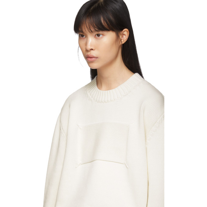 Maison Margiela Off-White Memory Of Label Sweater Maison Margiela