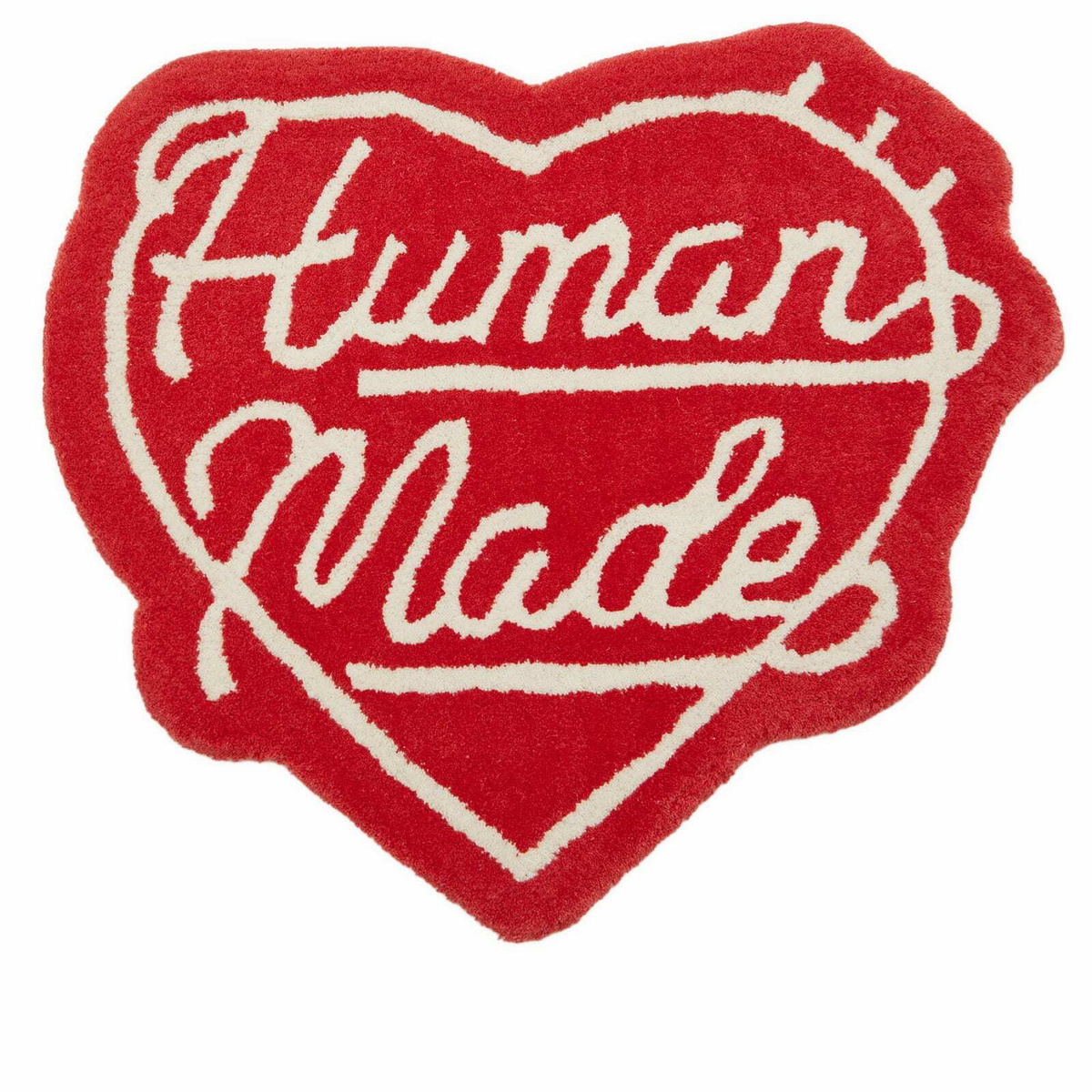 Human Made Men's Heart Rug in Red Human Made