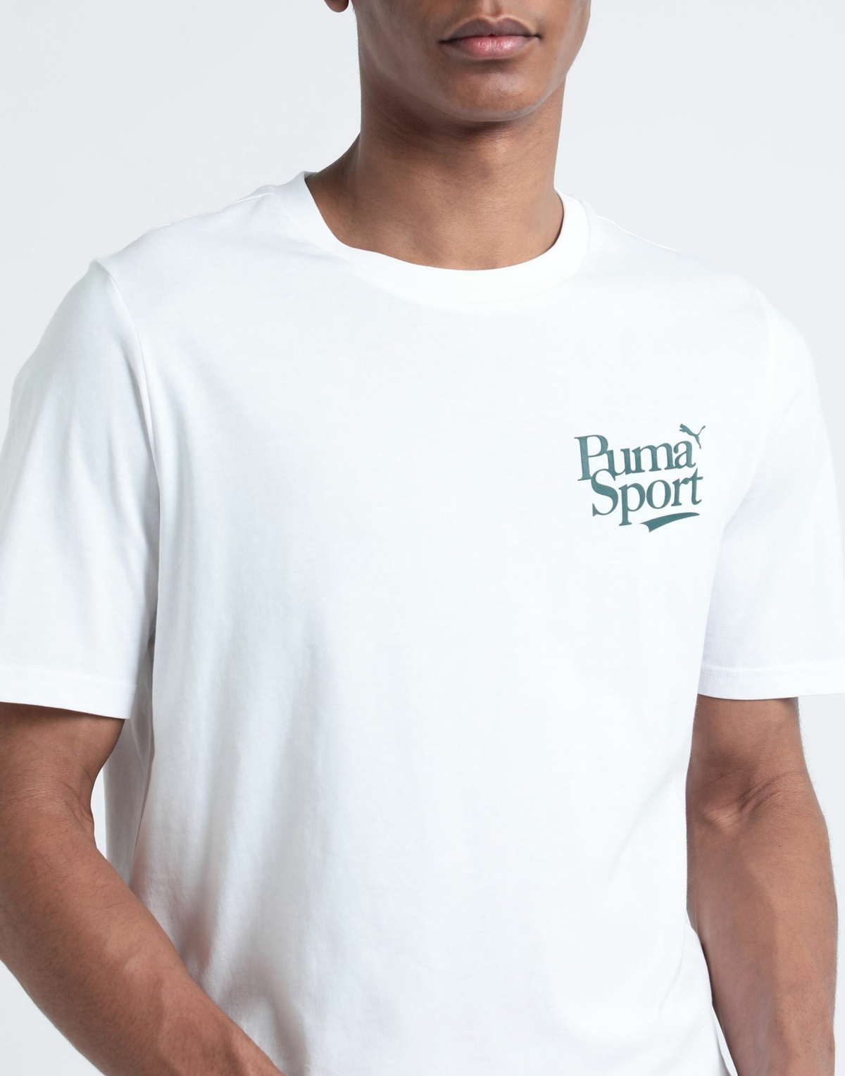 Puma Graphics Puma Legacy Tee Mens T-shirt in White