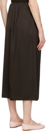 Baserange Brown Azour Maxi Skirt