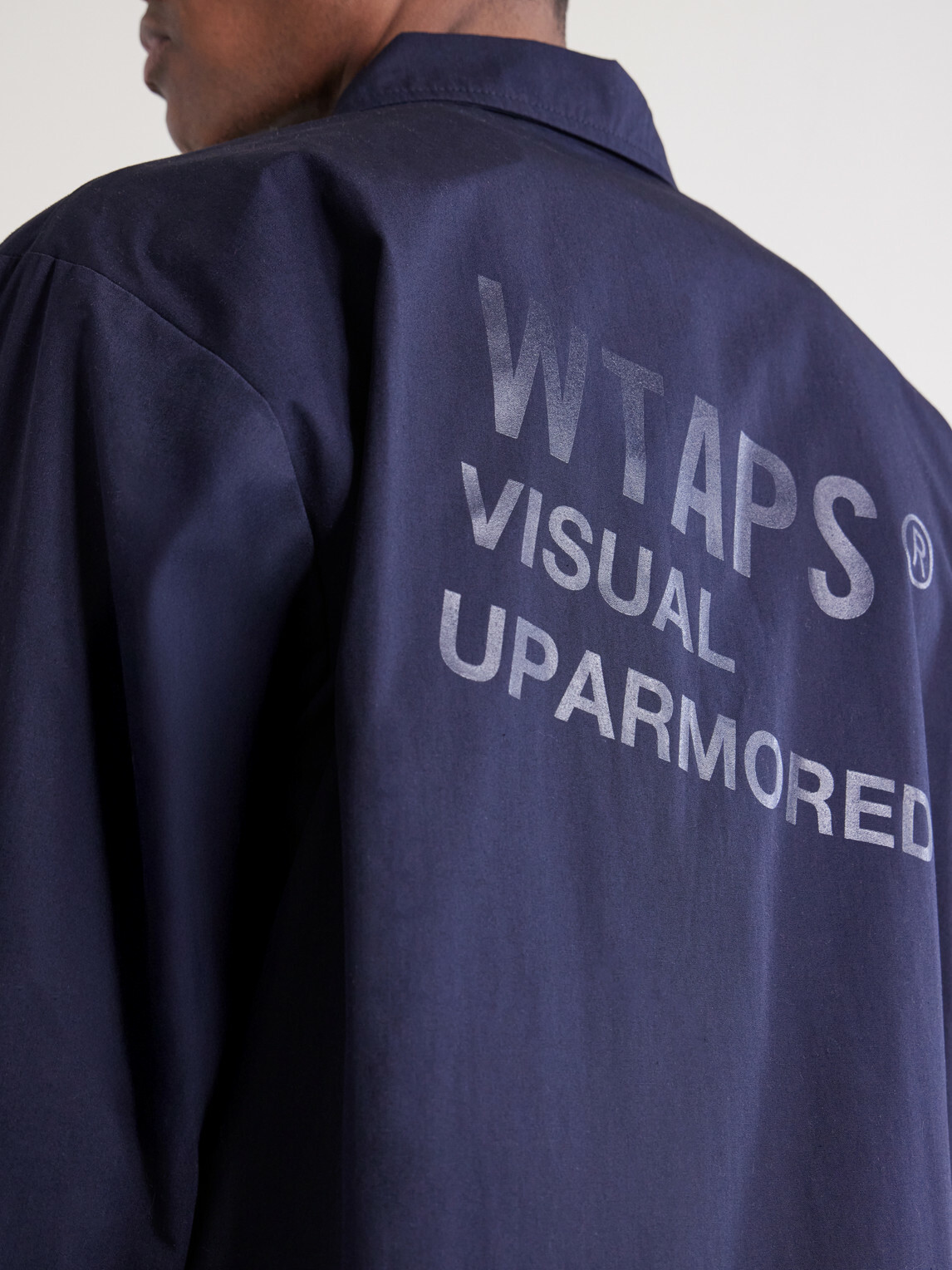 WTAPS - Logo-Print Cotton-Blend CORDURA® Overshirt - Blue