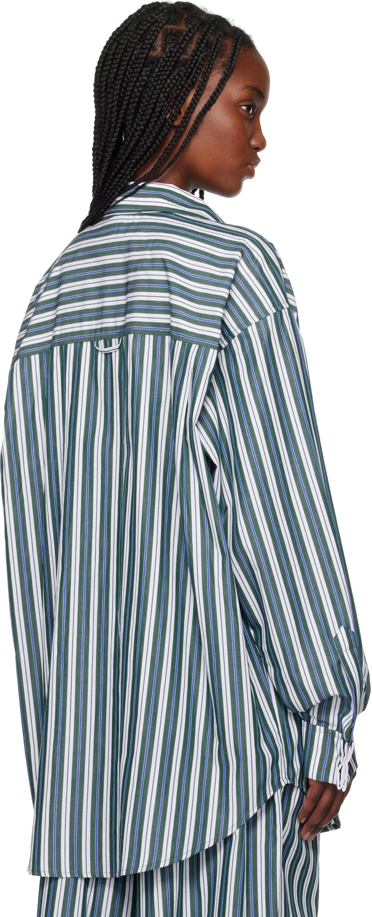 REMAIN Birger Christensen Green Oversize Shirt