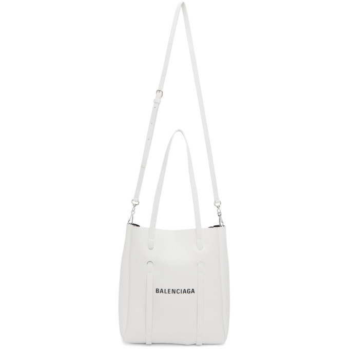 Balenciaga everyday cheap tote xs white