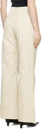 THIRD FORM Off-White Line Through Trousers