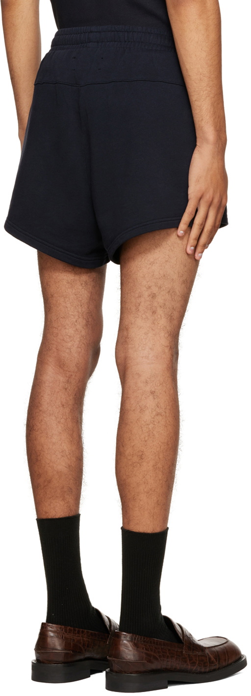 Luar Navy Embroidered Shorts