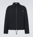 Loewe Logo embroidered cotton jacket