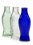 SERAX Transparent Green Fish & Fish Vase