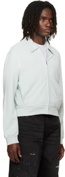 Acne Studios Green Zip Sweatshirt