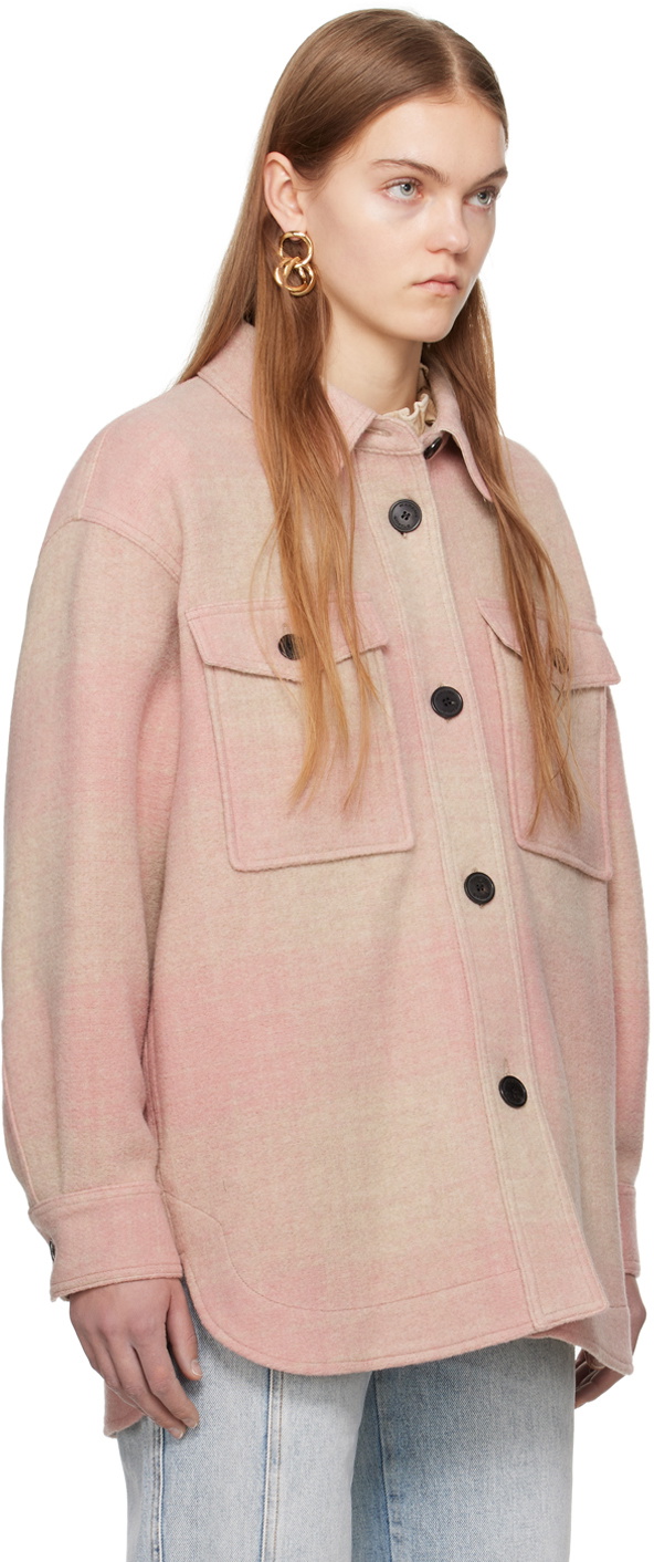 Isabel Marant Etoile Pink Harveli Jacket Isabel Marant Etoile