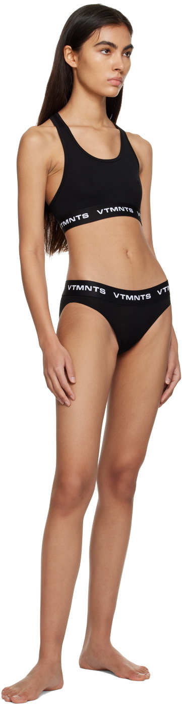 VTMNTS Black Jacquard Briefs