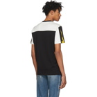 Givenchy Black and White Fast Love Jersey T-Shirt