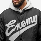 Neighborhood Men's x Public Enemy Varsity Jacket in Black