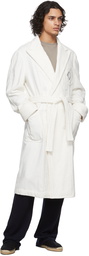 Ralph Lauren Purple Label SSENSE Exclusive White Terrycloth Robe