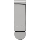 Salvatore Ferragamo Silver Gancini Money Clip