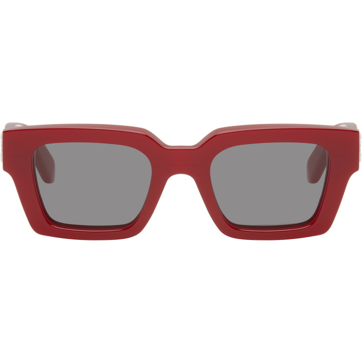 Photo: Off-White Red Virgil Sunglasses