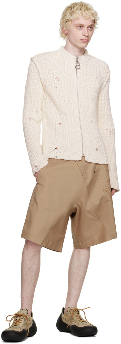 JW Anderson Beige Bumper Hike Sneakers