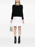 ERMANNO - Wool Blend Embroidered Cardigan