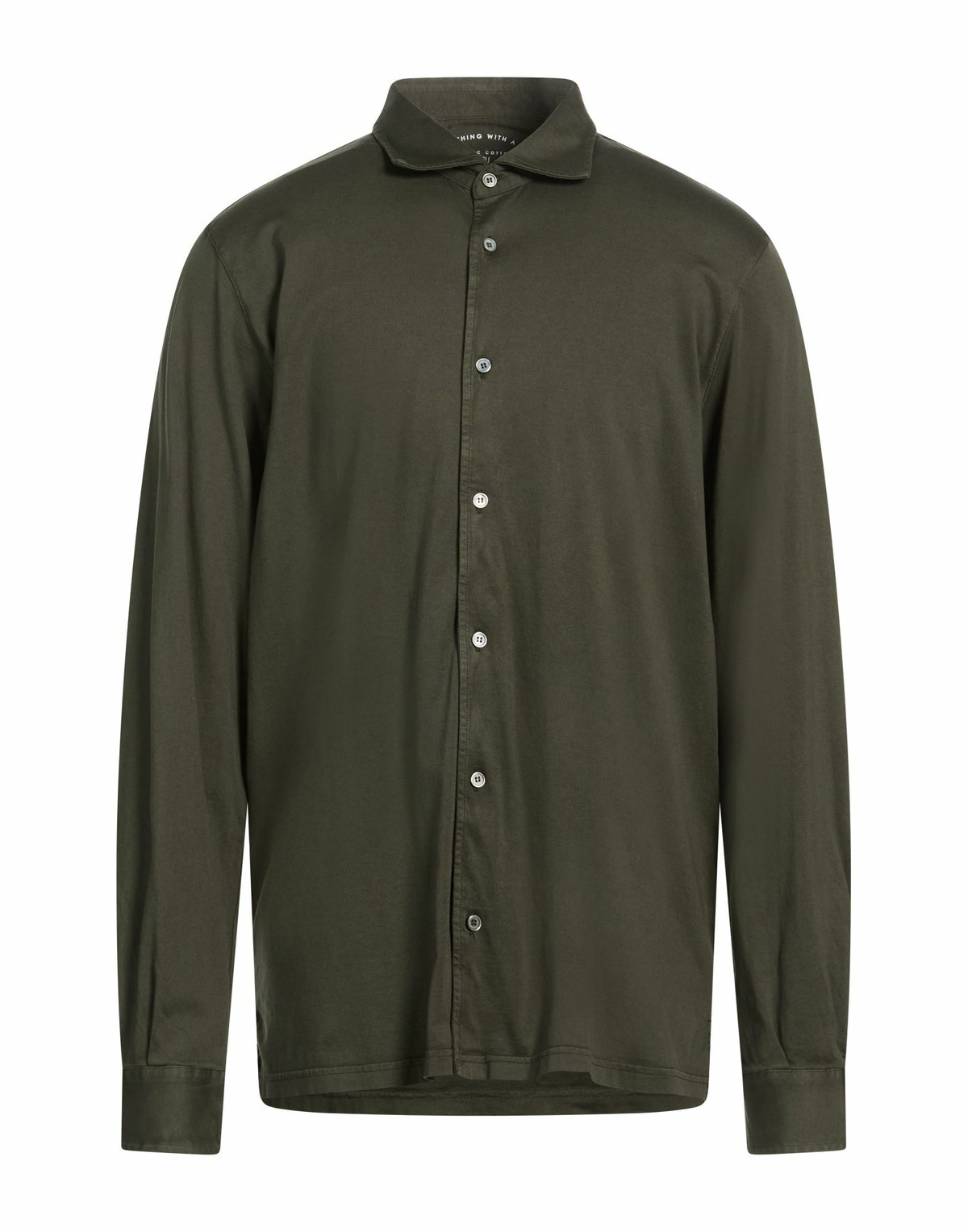 Fedeli Mens Shirt Dark in Green