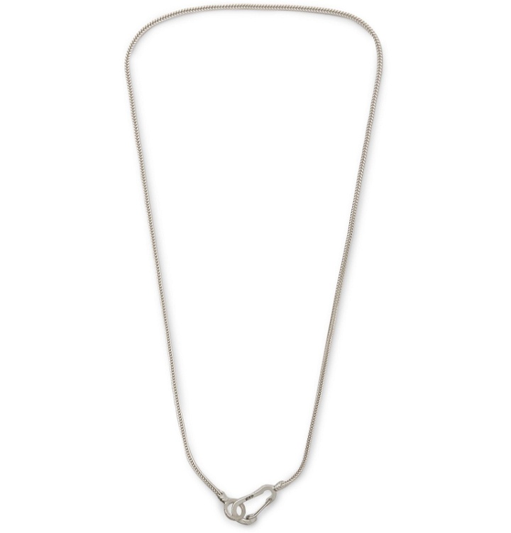 Photo: Mikia - Snake Sterling Silver Necklace - Silver