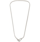 Mikia - Snake Sterling Silver Necklace - Silver