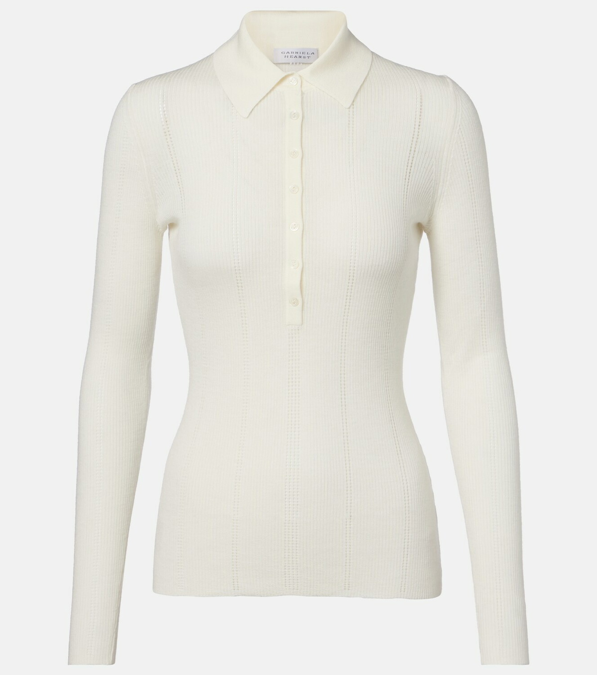 Gabriela Hearst Sophia wool polo sweater
