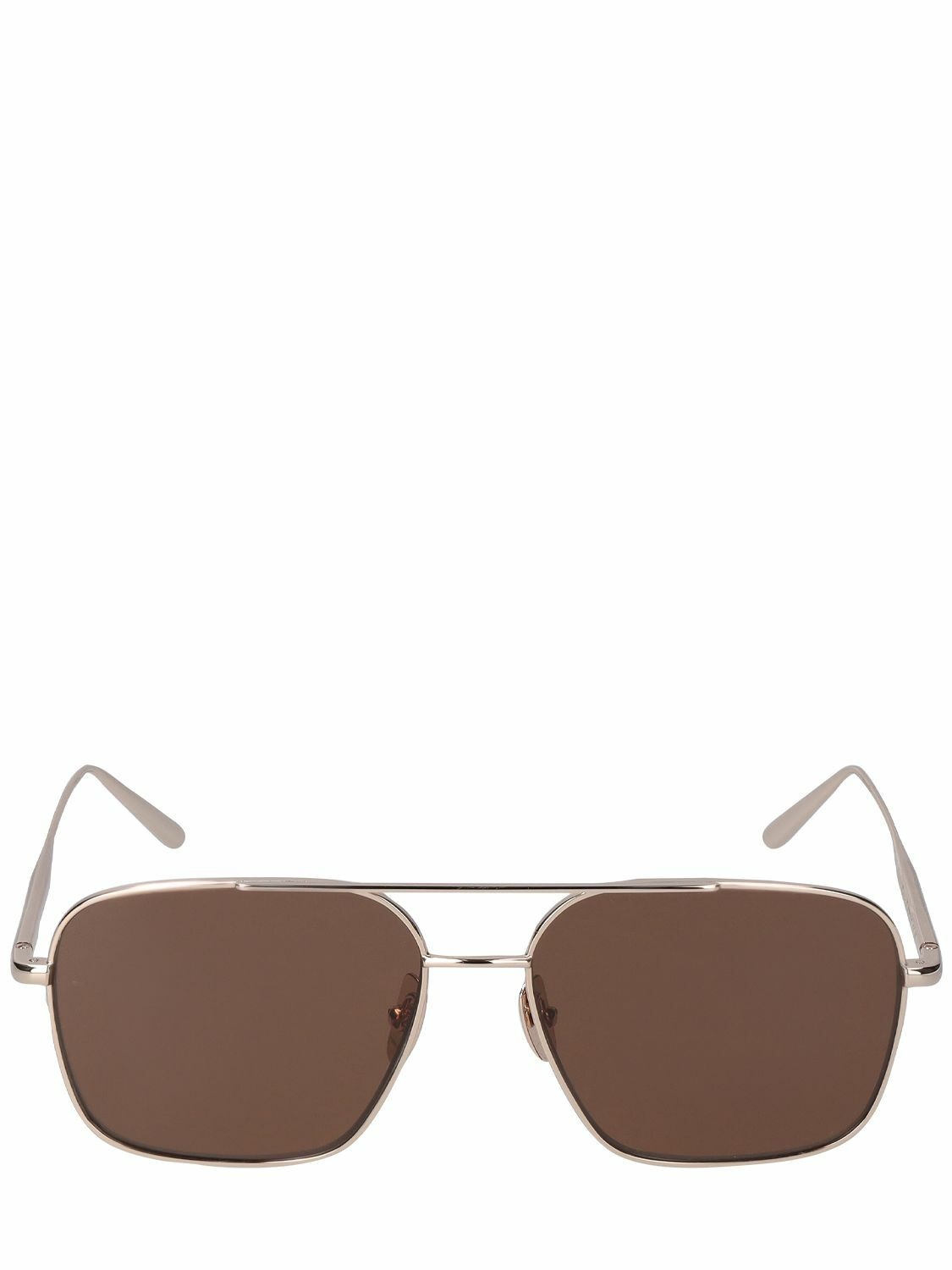 Photo: CHIMI Aviator Brown Steel Sunglasses