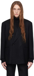 Youth Black Oversized Blazer
