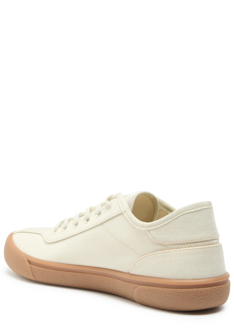 The Row Panelled Canvas Sneakers Ivory