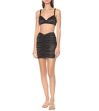 Lisa Marie Fernandez - Ruched miniskirt