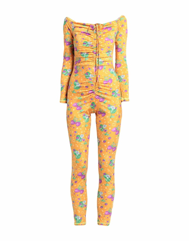 Photo: Msgm Womens Jumpsuit in Orange