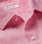 Loro Piana - Andre Slub Linen Shirt - Pink