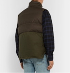 Filson - Cruiser Two-Tone Quilted Cotton Down Gilet - Green