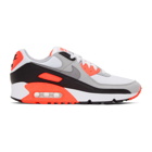 Nike White and Pink Air Max III Sneakers