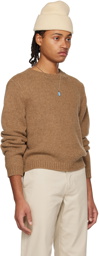 K.NGSLEY Brown Crewneck Sweater